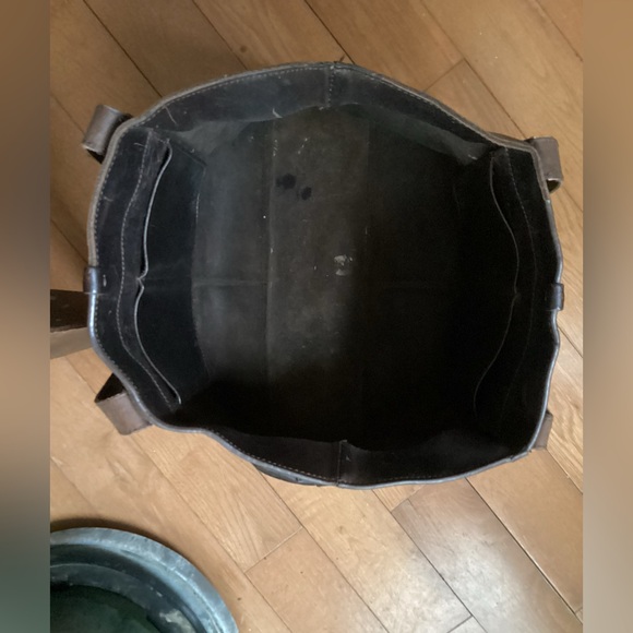 UGG Brown Leather Tote Bag - Picture 8 of 10